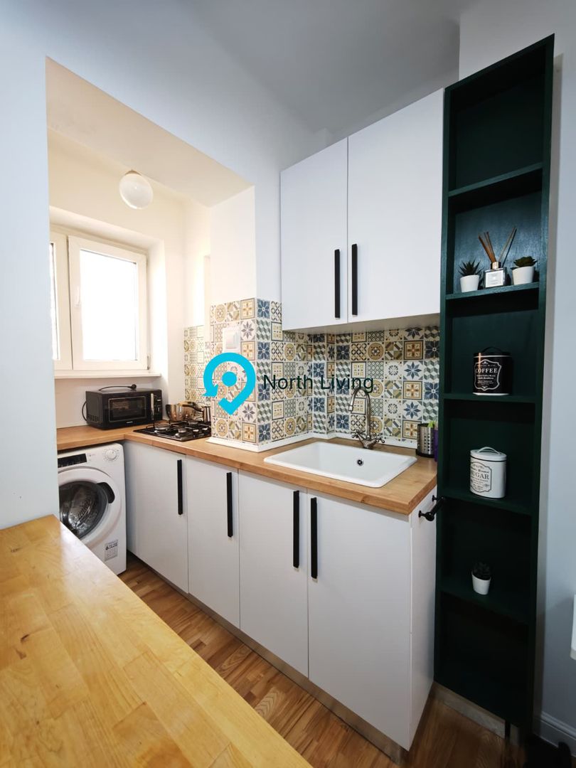 2 camere Cotroceni - Grozavesti | 49,4 mp | renovat complet | mobilat - Poză 10