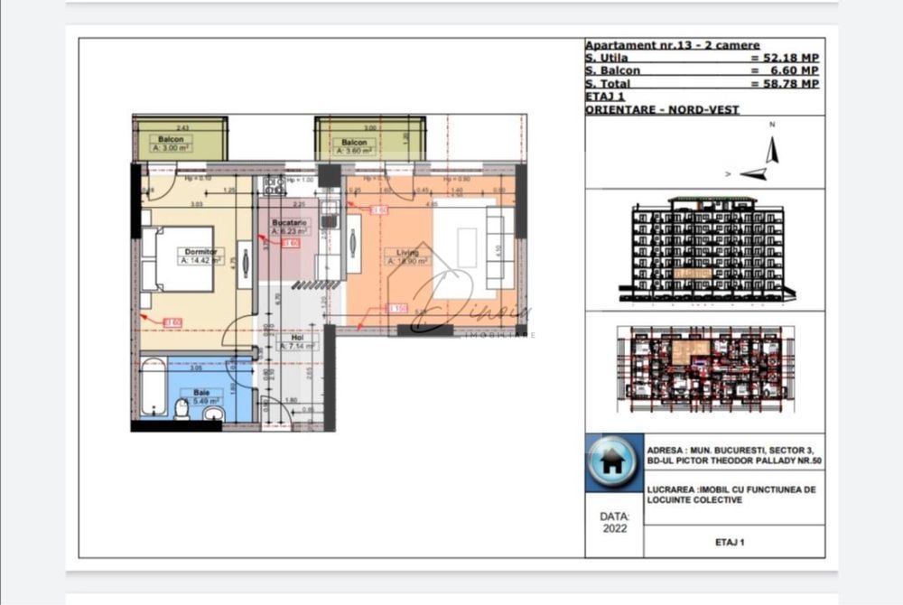 Apartament 2 camere Theodor Pallady I Bloc 2023 I Mutare imediata! - Poză 4