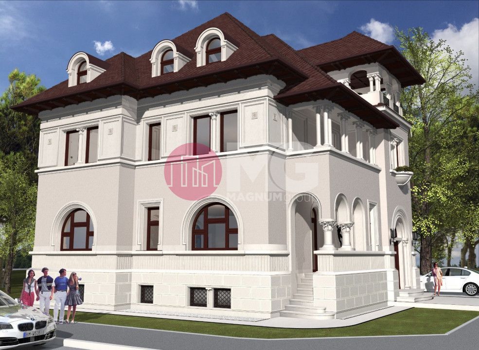 Vila cu arhitectura deosebila de vanzare- Primaverii- televiziune - Poză 5