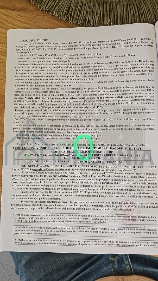 # De vanzare teren 650mp in Visan,,asfalt,toate utilitatile - Poză 5