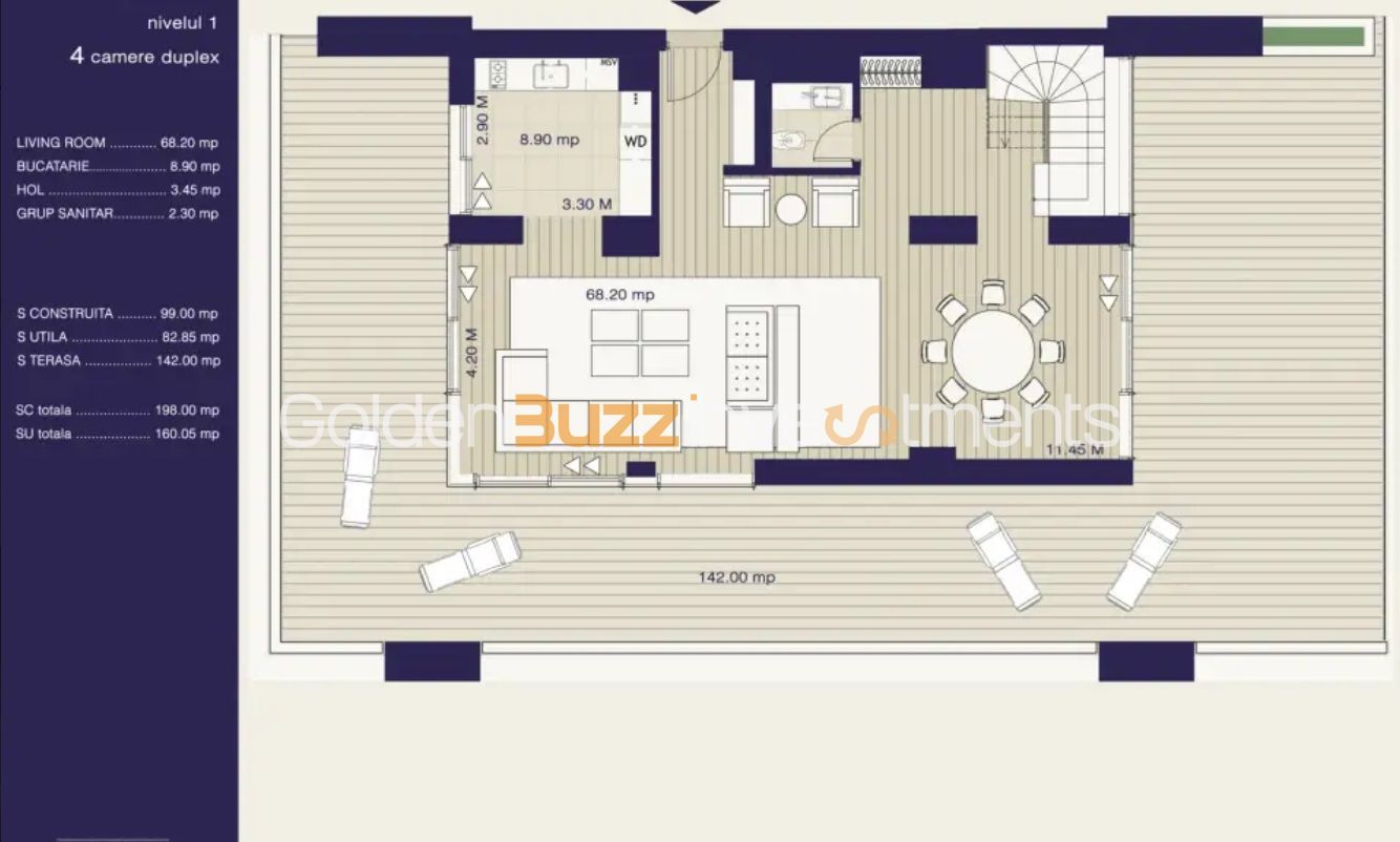 Spectacol urban la inaltime – 4 camere Herăstrău - Schiță 21