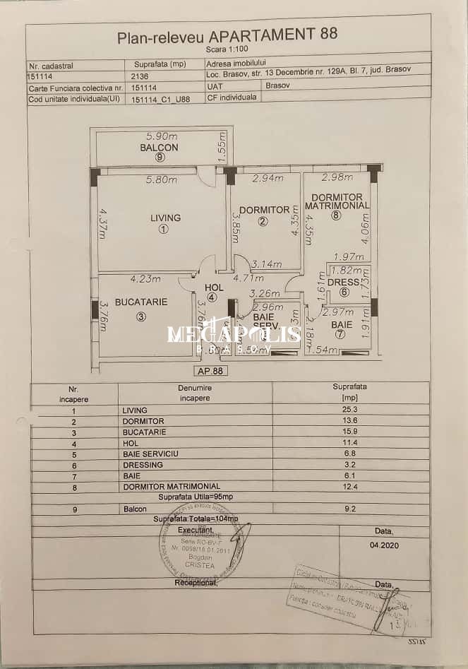 3 Camere / Decomandat / Isaran / Parcare / Credit - Poză 28