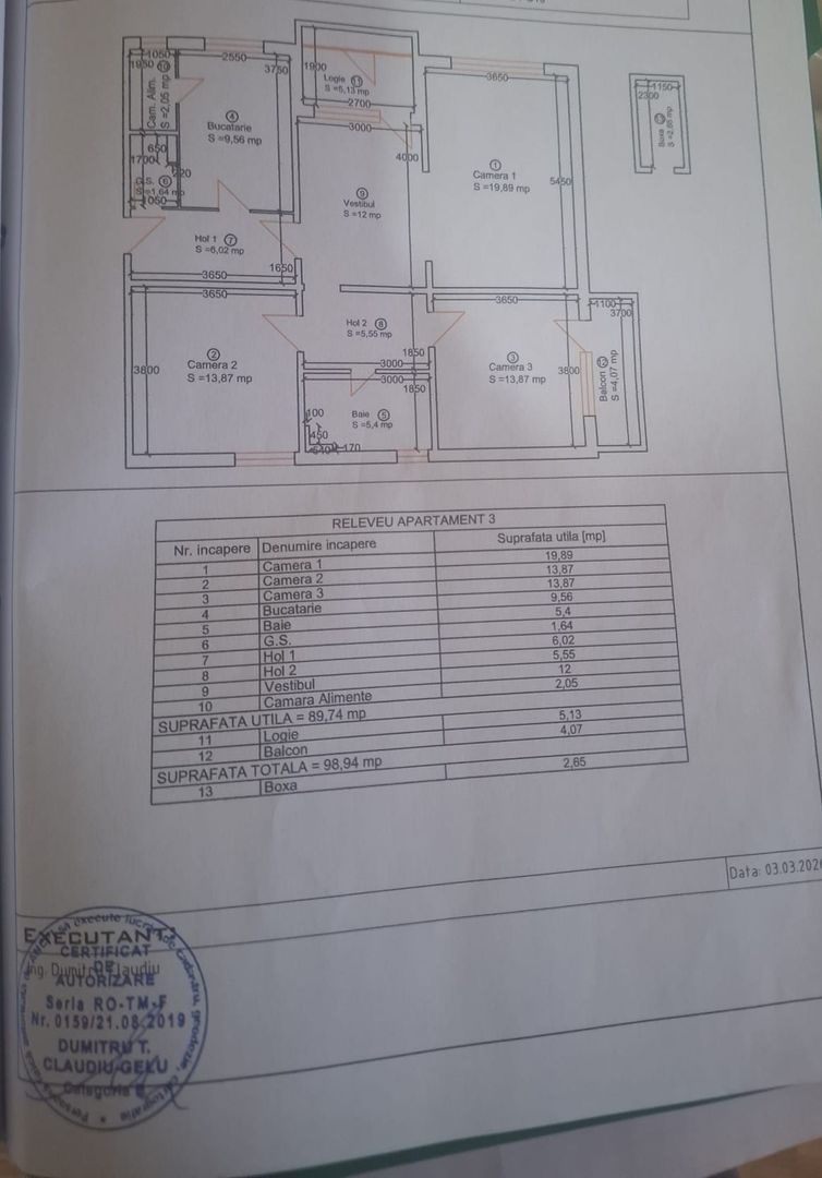 Apartament 3 camere ,90 mp,Punctele Cardinale - Poză 11