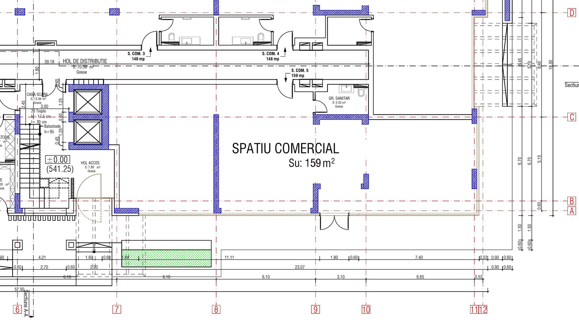 Spațiu Comercial Bartolomeu | 159 mp | Parter | Vitrină Stradală - Schiță 13