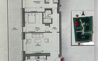 Apartament cu 3 camere *160mp* - Prima Inchiriere // Stejarii - Baneasa - Schiță 39