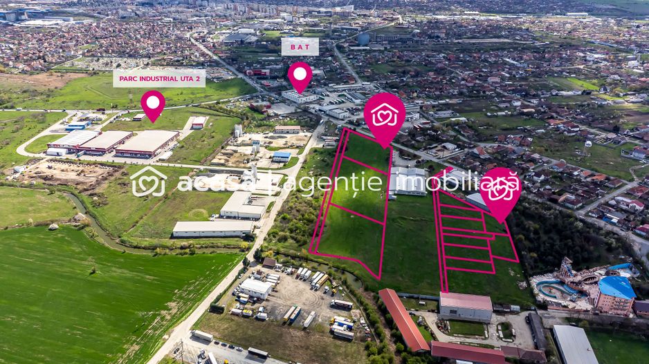 Teren cu PUZ in Arad, servicii, industrie, depozitare 8.307 mp - Poză 5
