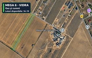 Teren în rate, Vidra – MEGA 6 | 368–369 mp | 20.000 euro - Poză 1