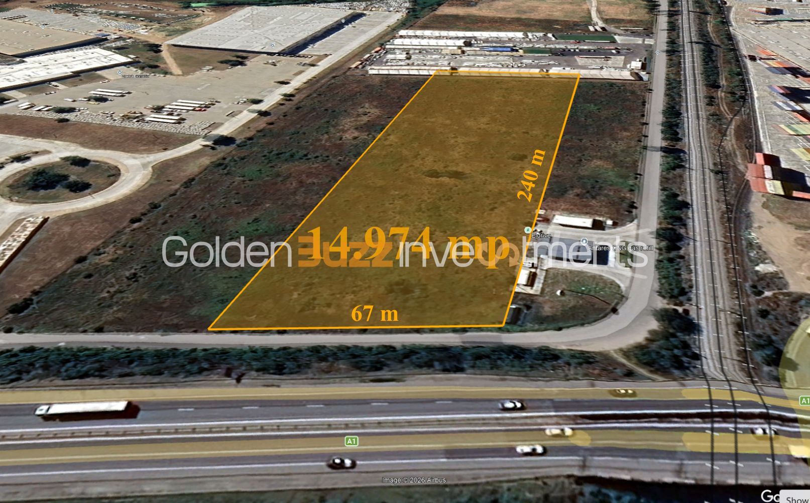 Teren industrial premium – A1 București–Pitești - 1,5 ha - Poză 1