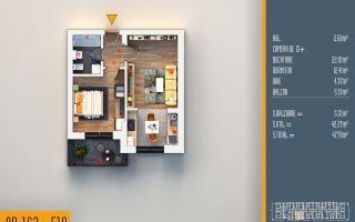 Oferta Lansare 2 camere tip studio proiect nou Pallady - Schiță 6