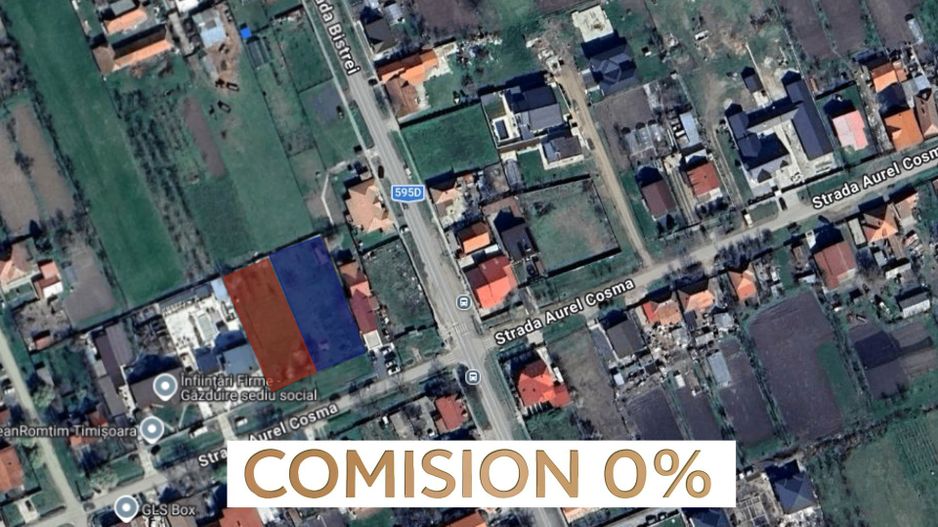 COMISION 0 | 2 Terenuri intravilane | 2.212 mp | FS 43 m | Mosnita Veche - Poză 1