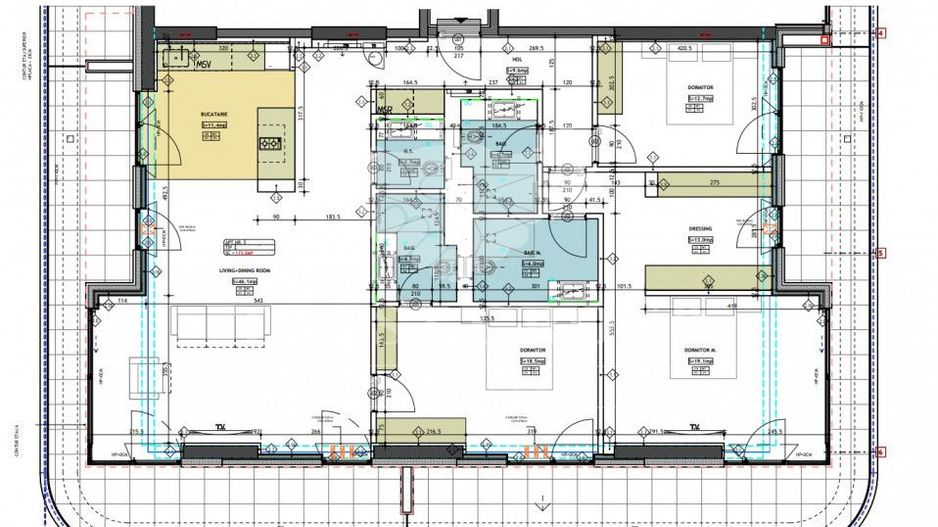 Apartament 4 camere | Yacht Kid | Terasa | 3 locuri de parcare | COMISION 0 - Poză 12