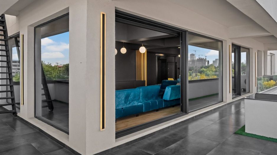 Apartament 3 camere lux | 140 mp | 33 mp terasă | Șos. Petricani - Poză 37