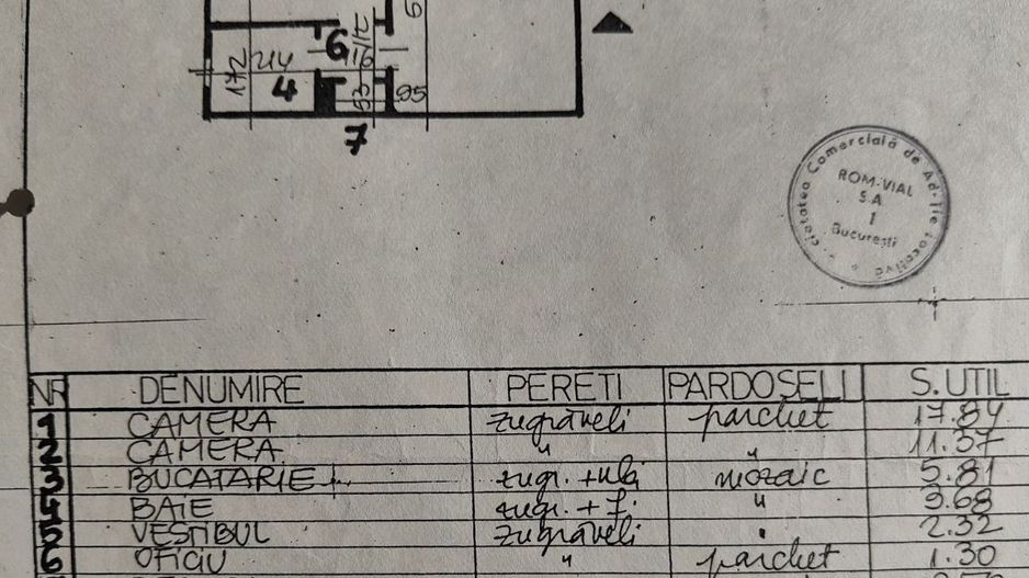 AP 2 CAMERE 1 MAI, BUCATARIE INCHISA, METROU 3 MIN, CENTRALA, COMIS 0% - Schiță 7