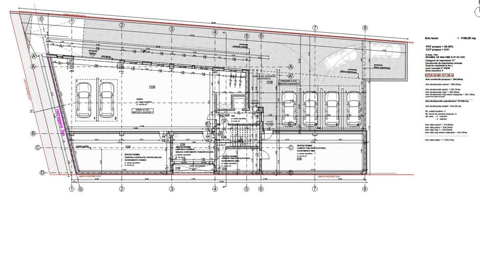 Teren cu autrizatie de construire Zorilor, ideal birouri, 1190 m2 - Poză 4