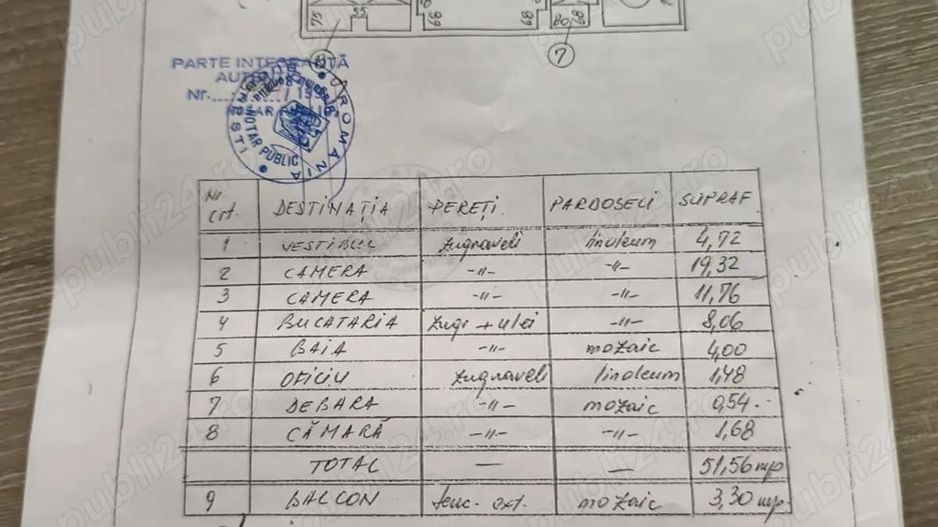 De vanzare apartament 2 camere 55mp, Rahova - Poză 1