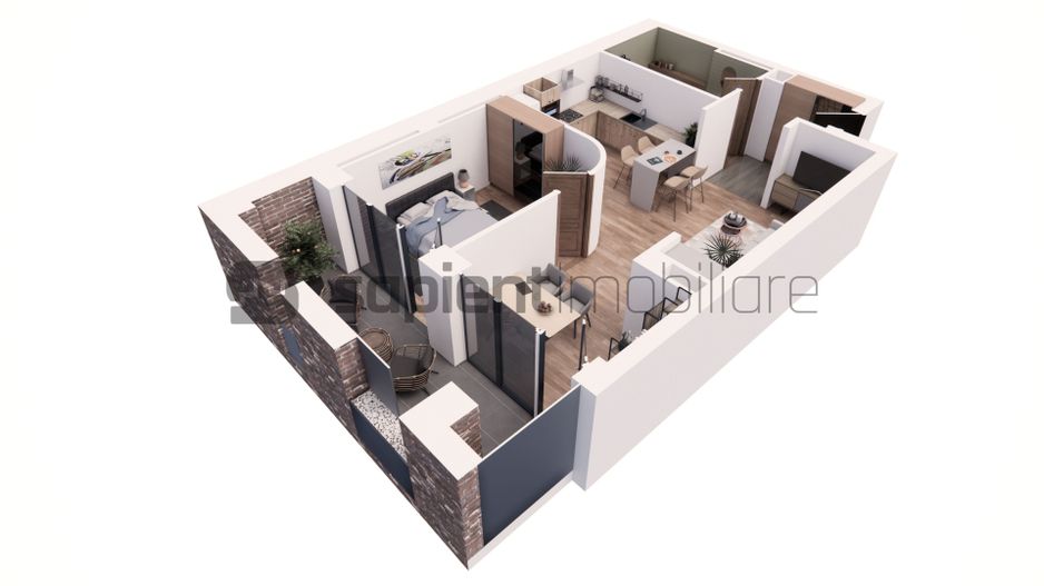 Apartament nou, modern cu 2 camere - Ultracentral -  Cuza Voda - Poză 1