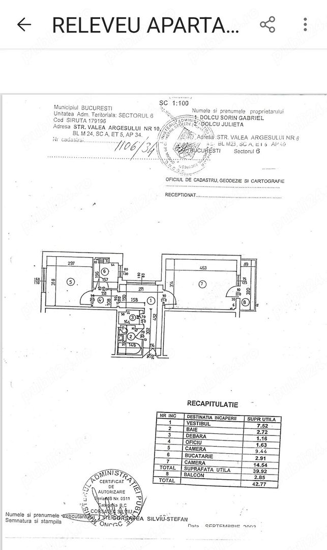 Vand Apartament 2 camere decomandat Drumul Taberei - Poză 6