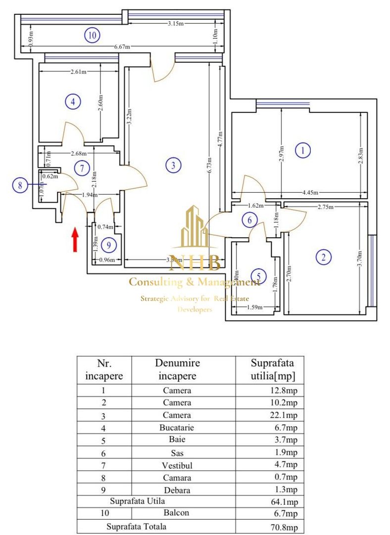Apartament de 3 camere, complet renovat - metrou Iancului - Poză 15