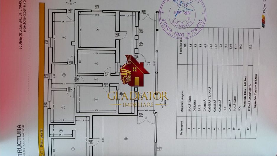 Casa + garaj + 1400 mp teren in Tomesti Goruni, zona de vis, nu rata - Poză 9