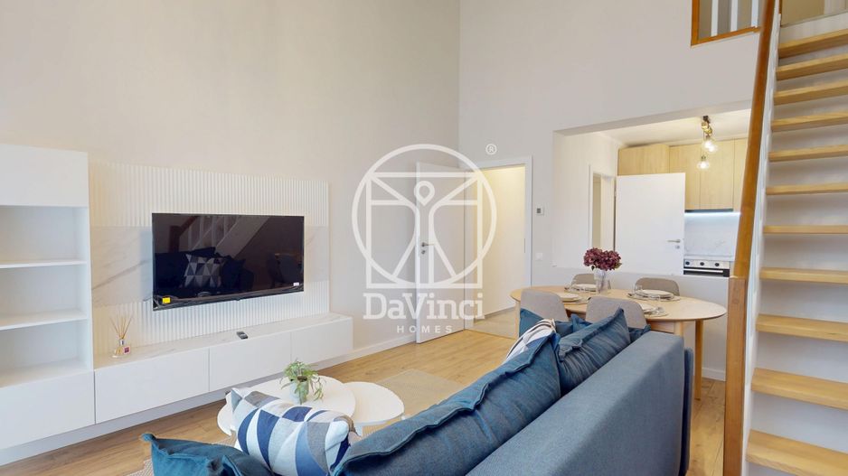 Penthouse 3 camere - mobilat si utilat, intabulat (WNCL-49F-DO-ap.9) - Poză 2