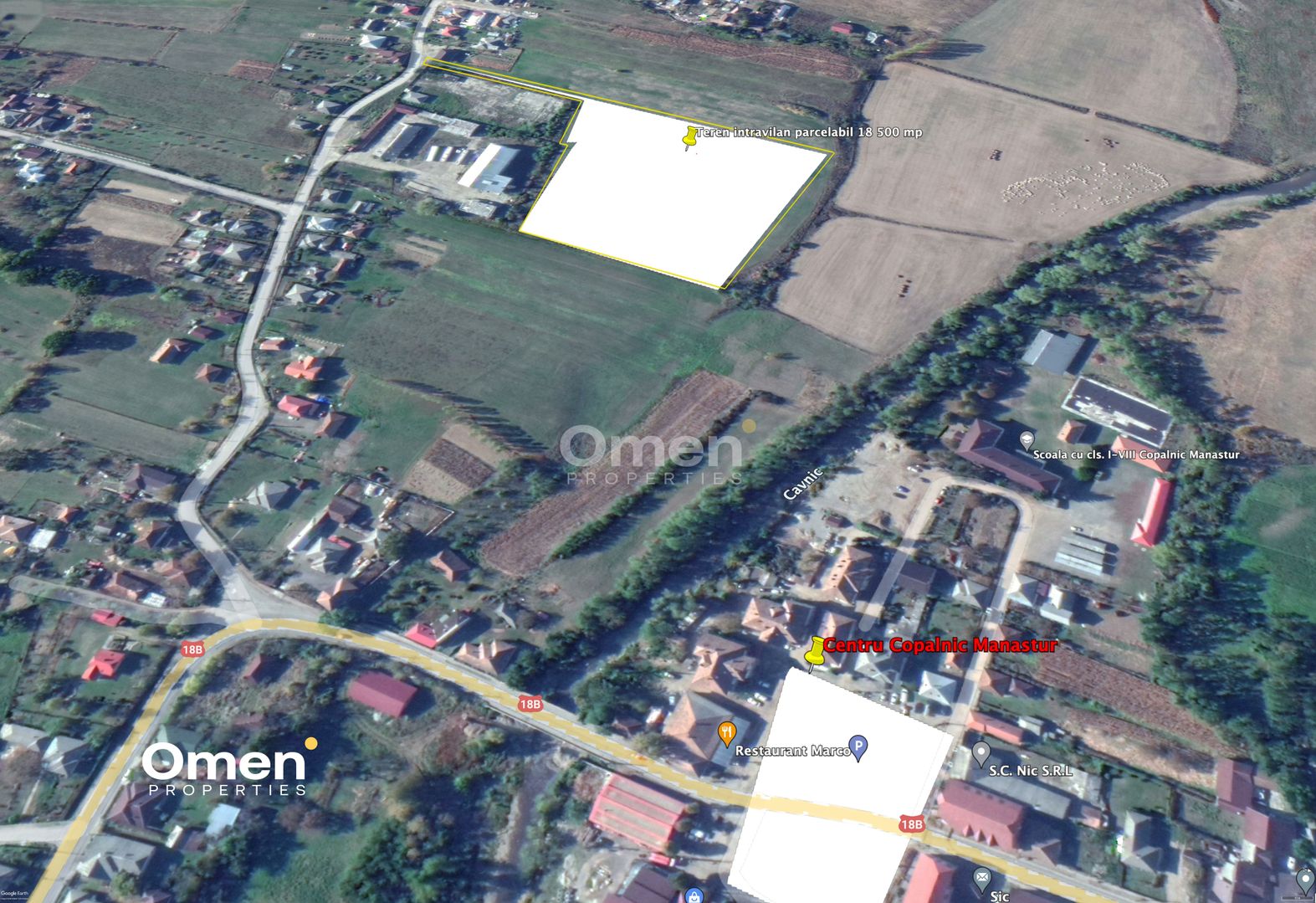 Teren intravilan parcelabil Copalnic-Manastur - Poză 2