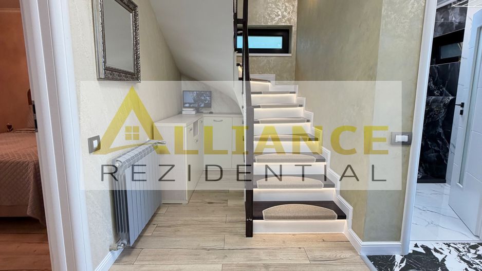 Casa P+1+M cu teren de 650 mp, piscina si curte complet amenajata - Poză 21