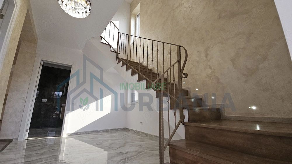 Casă modernă, 5 camere, clasa A, vedere lac, 500 mp teren, Ciurbești, Miroslava - Poză 19