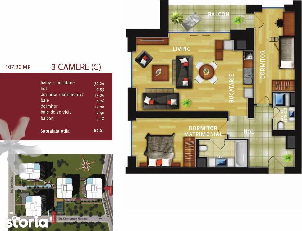 Apartament 3 camere bloc premium, zona Decebal, Mall Vitan Panoramic - Poză 18