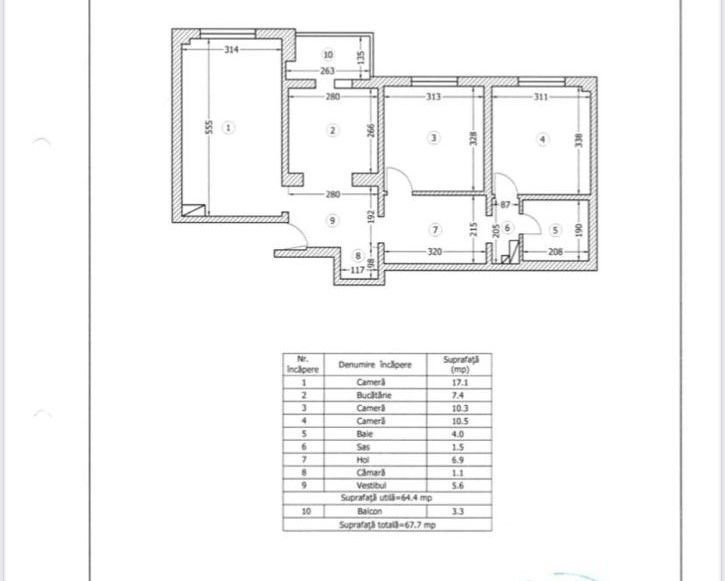 Apartament 3 camere zona Liviu Rebreanu - Auchan Titan - 1 Decembrie - Poză 17