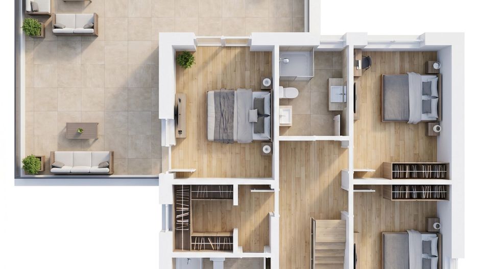 Teren cu A.C.  construire casa individuala, zona Vivo, Floresti - Poză 5