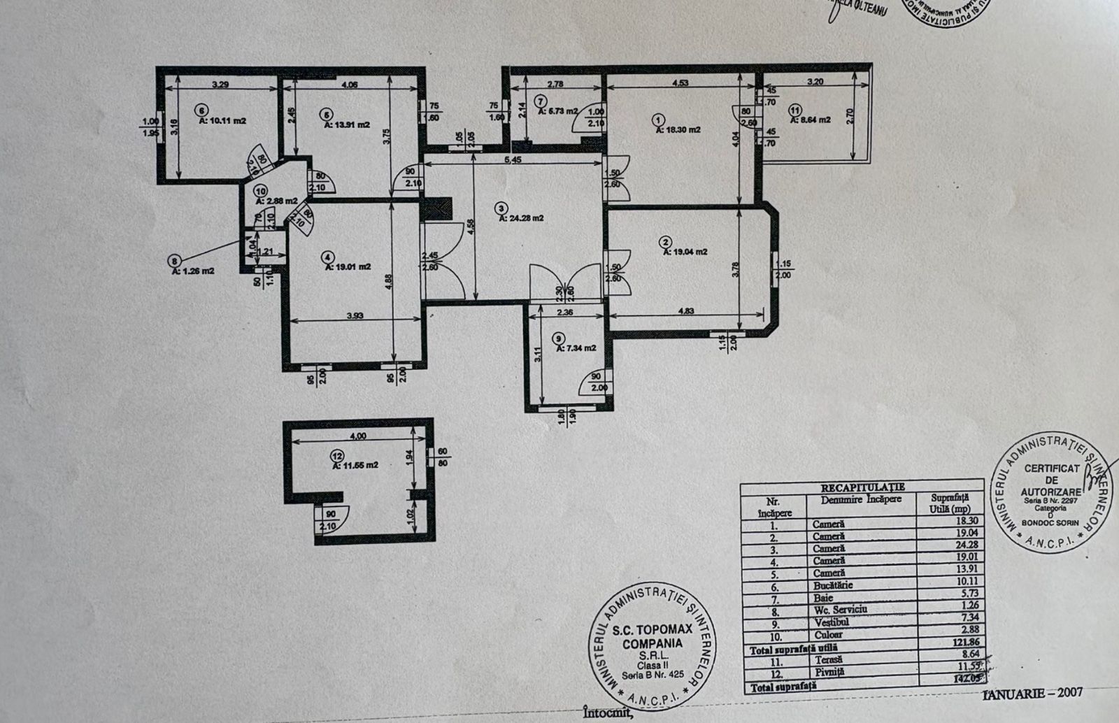 5 camere |  Kiseleff | Aviatorilor | terasa 9 mp | garaj - Poză 14