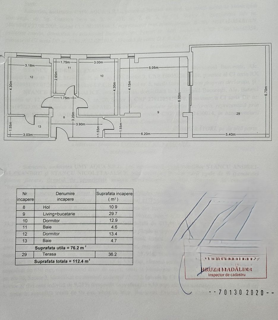 APARTAMENT 3 CAMERE CU TERASA_MOBILAT ȘI UTILAT_MUTARE IMEDIATA! - Poză 3