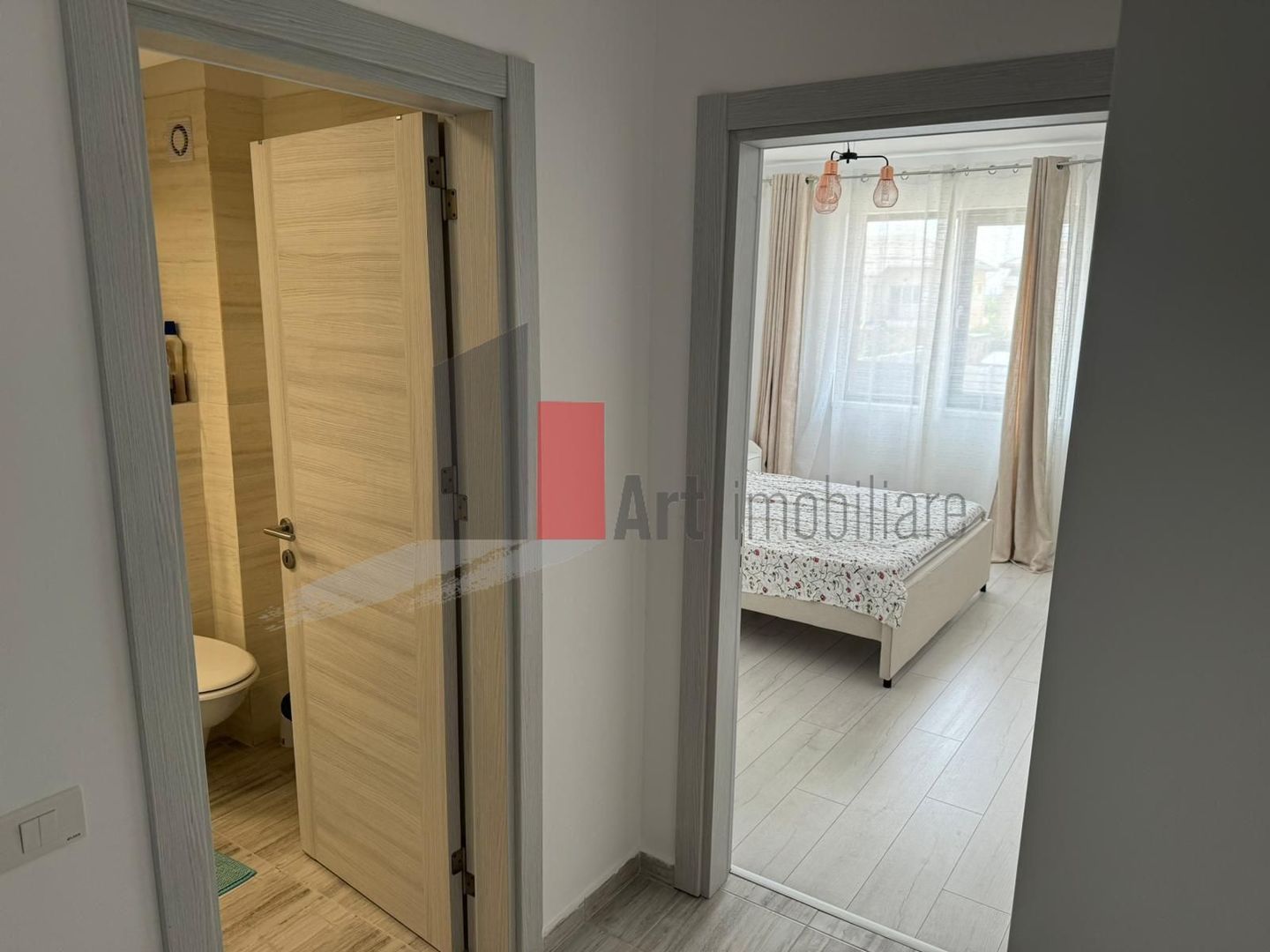 Apartament cu 2 camere de inchiriat-Aparatorii Patriei-cu centrala+loc parcare - Poză 7