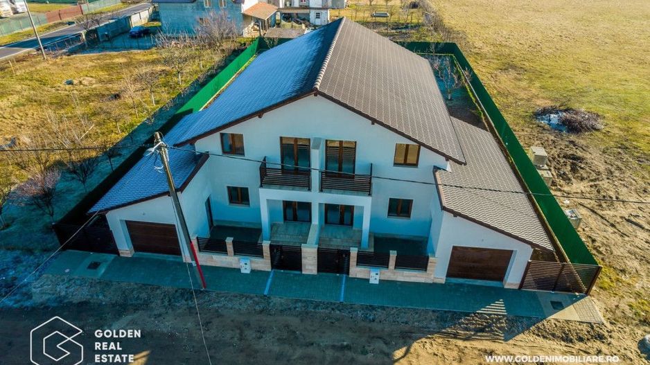 Casa noua la cheie, cu 3 dormitoare si 500 mp teren,  Sagu - Poză 14