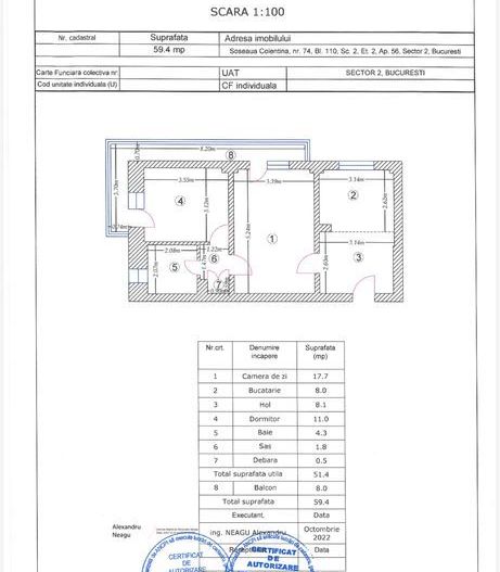 Vanzare Apartament 2 camere sos colentina - Poză 8