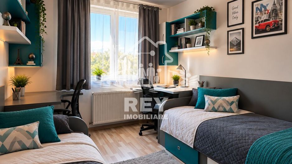 Apartament 3 camere,etaj 1/Turnisor/Sos. Alba Iulia/Curte Int - Poză 1