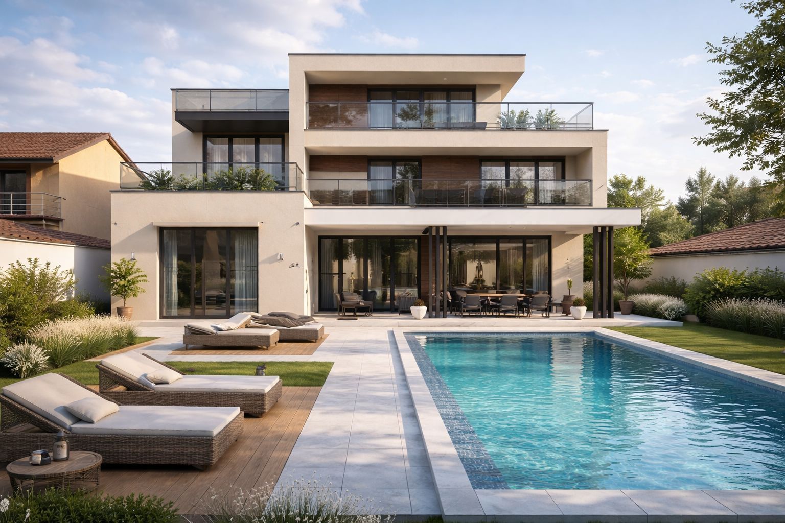Smart Home with Pool Villa Iancu Nicolae - Poză 1