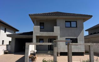 Casa moderna in Selimbar cu garaj- Terasa la parter, 2 balcone la etaj