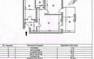 Ap 2 cam, 67mp, str. Ciresului, loc parcare subteran, mobilat-utilat - Poză 8