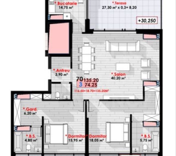 Vânzare, Penthouse, 3 camere, strada Ialoveni, Telecentru - Poză 19