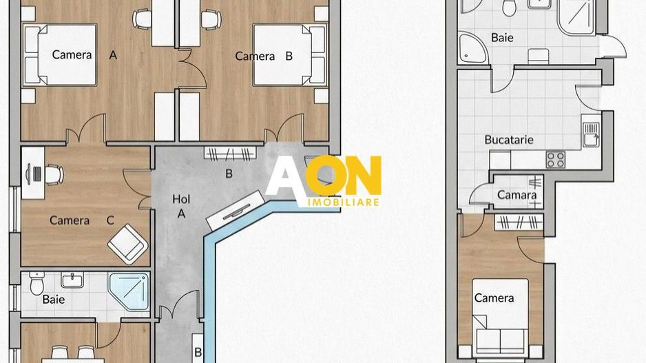 Ocazie! Casă 6 camere, stare buna, 600 mp teren, Centru, zona Tribunal - Poză 6