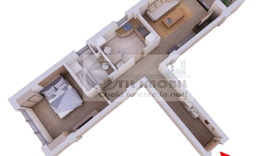 Apartament 2 camere - Pacurari - Strada Soarelui - Poză 3