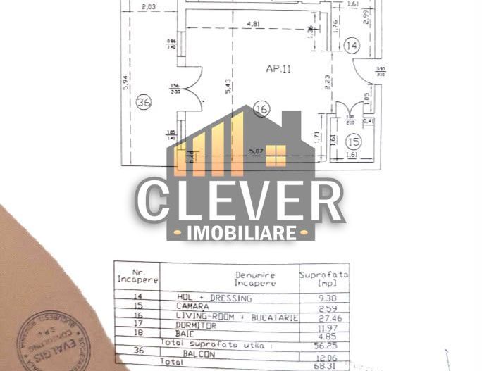 Apartament 2 camere  Dobroiesti Str Doinei parcare inclusa - Poză 33