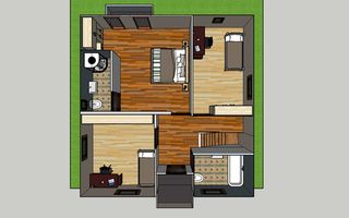 Casa  4 camere,2 bai,136 mp, 550 mp teren zona Corunca - Poză 13