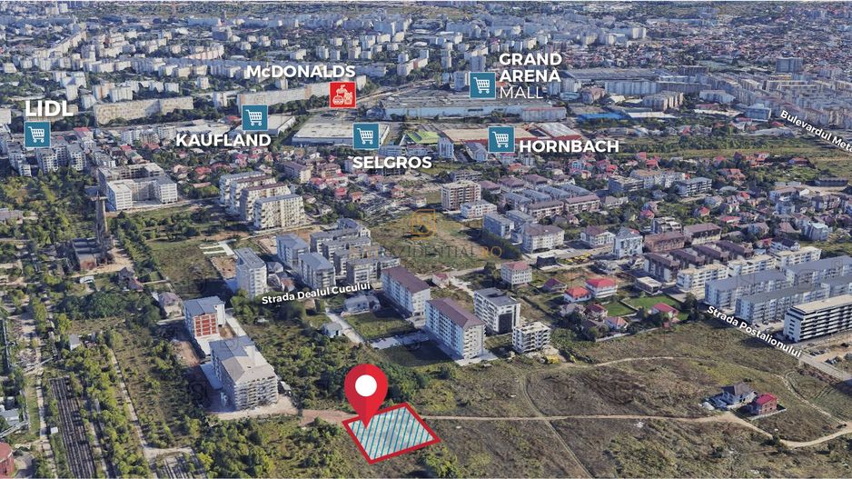 Teren de vanzare 592 mp, zona Grand Arena Mall – Postalionului, Sect.4 - Poză 5