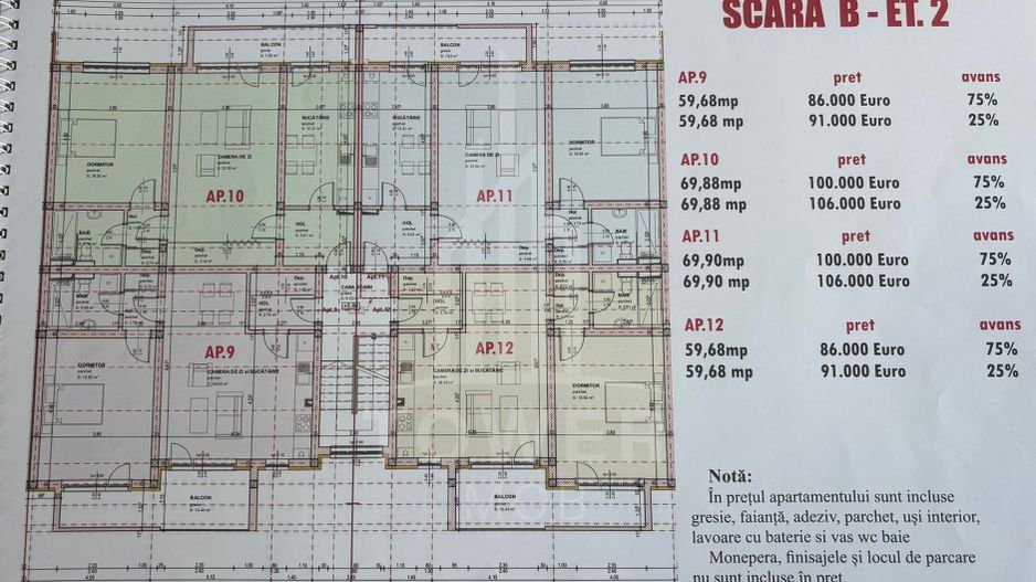 Apartamente 2-3 camere de vânzare Cartier NOU | Șelimbăr-Pictor Brana - Poză 10