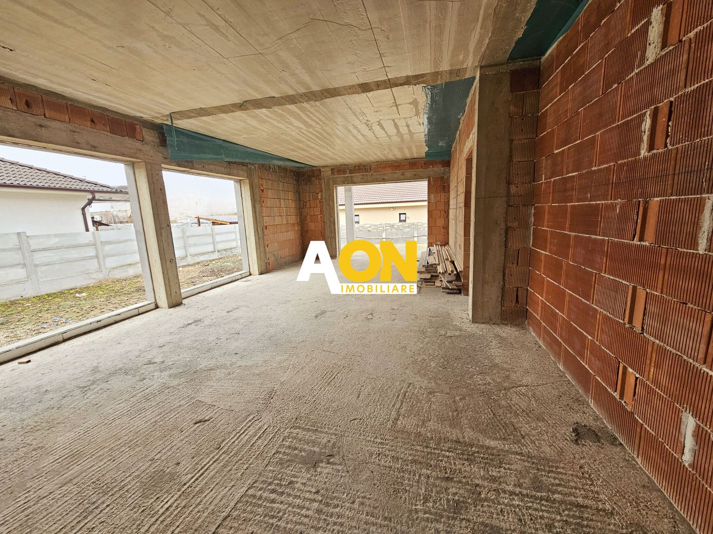 Casa nouă 123 mp utili, semifinisată, 535 mp teren, pod mansardabil - Poză 6