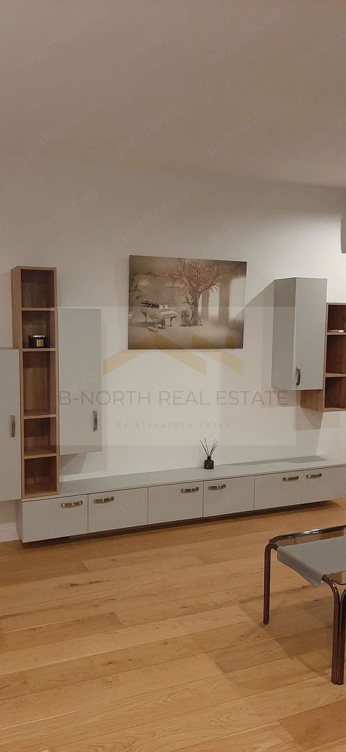 Apartament de închiriat 2 camere Nusco City Pipera | Vedere către grădina - Poză 5