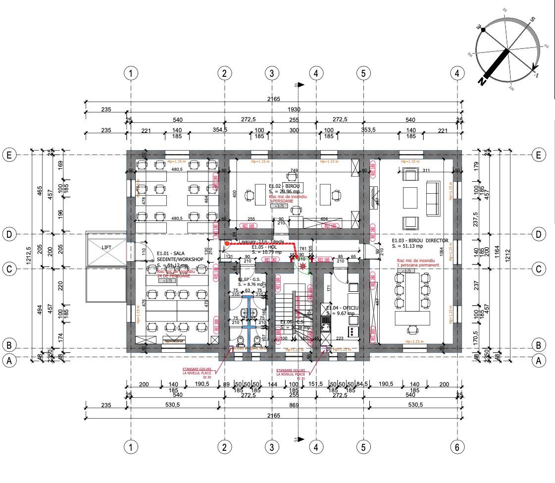 Clădire administrativă renovată integral – oportunitate investițională – Brașov - Schiță 46