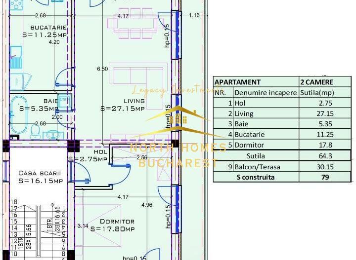 Comision 0% Apartament 2 camere Spectaculos Sisesti Straulesti Metrou - Poză 17